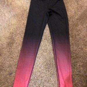 Grey to Pink Gradient Nike Leggings